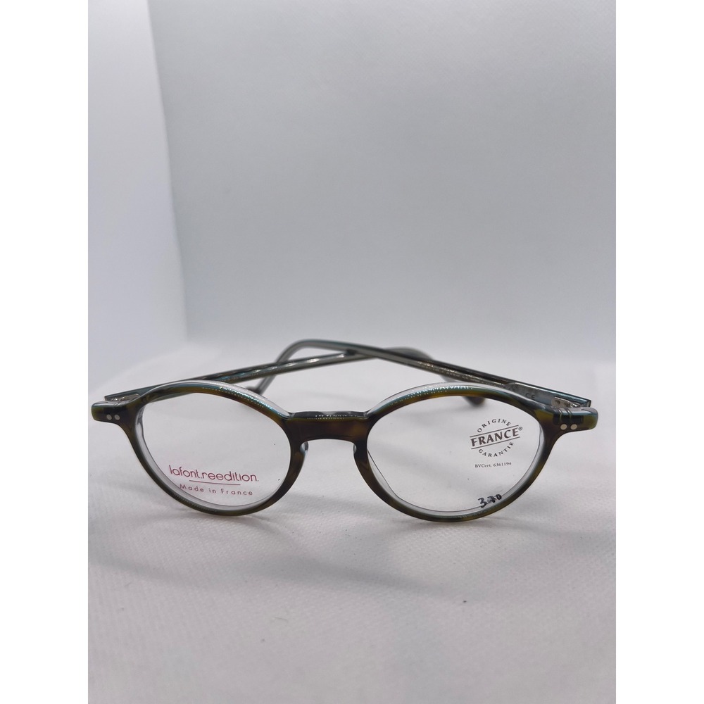 Lafont Reedition France Eyeglasses Frames Tortoise Oval‎ Designer Glasses